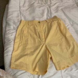 Tail Yellow Bermuda Shorts Casual Lightweight